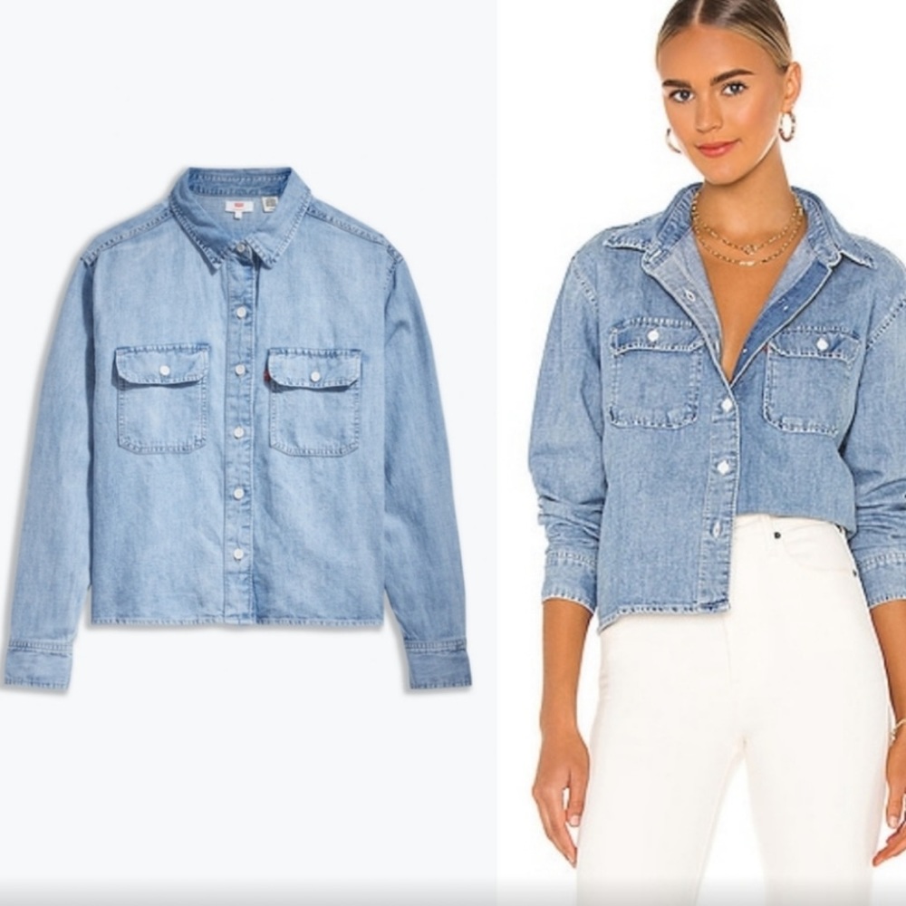 Levi's Olsen Utility Denim Chambray Jean Shirt